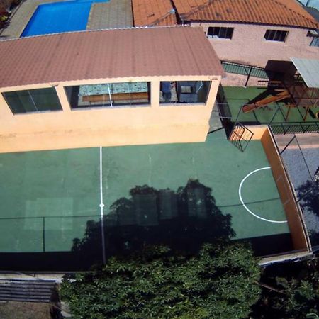 Chacara Bella Vida Com Piscina Churrasqueira Salao De Festas Fogao A Lenha Quadra Aracariguama Exteriör bild