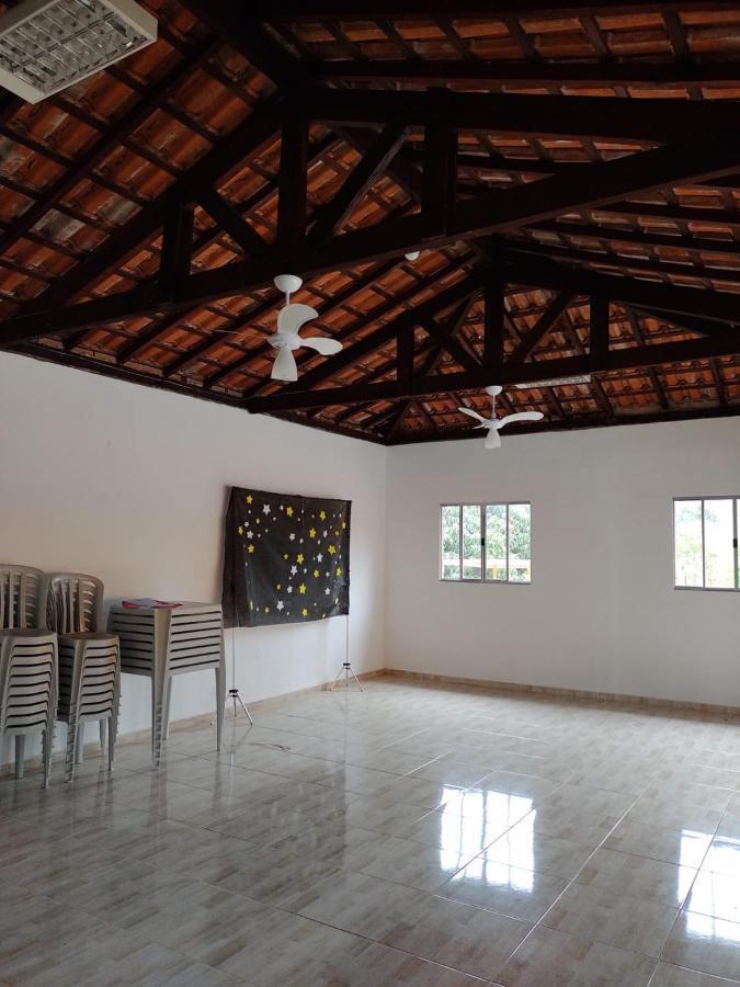 Chacara Bella Vida Com Piscina Churrasqueira Salao De Festas Fogao A Lenha Quadra Aracariguama Exteriör bild