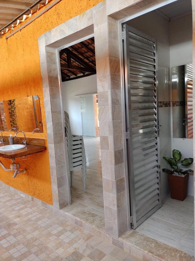 Chacara Bella Vida Com Piscina Churrasqueira Salao De Festas Fogao A Lenha Quadra Aracariguama Exteriör bild