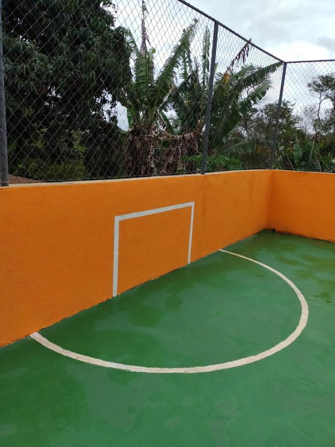 Chacara Bella Vida Com Piscina Churrasqueira Salao De Festas Fogao A Lenha Quadra Aracariguama Exteriör bild