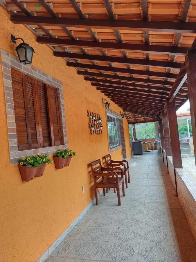 Chacara Bella Vida Com Piscina Churrasqueira Salao De Festas Fogao A Lenha Quadra Aracariguama Exteriör bild