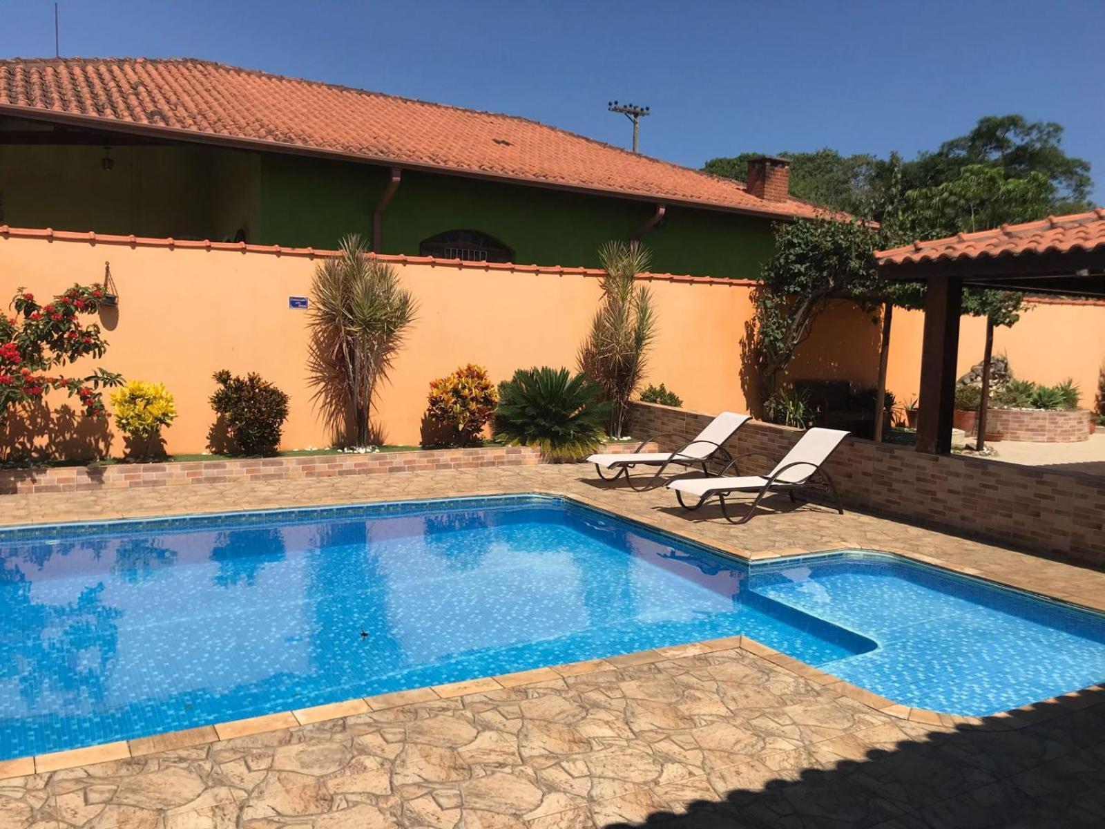 Chacara Bella Vida Com Piscina Churrasqueira Salao De Festas Fogao A Lenha Quadra Aracariguama Exteriör bild